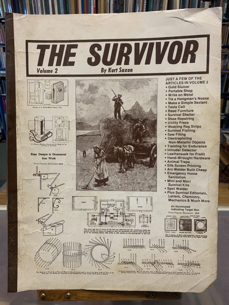 Kurt Saxon y el término “supervivencialista